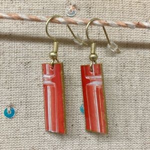♻️ Recycled Paper Earrings